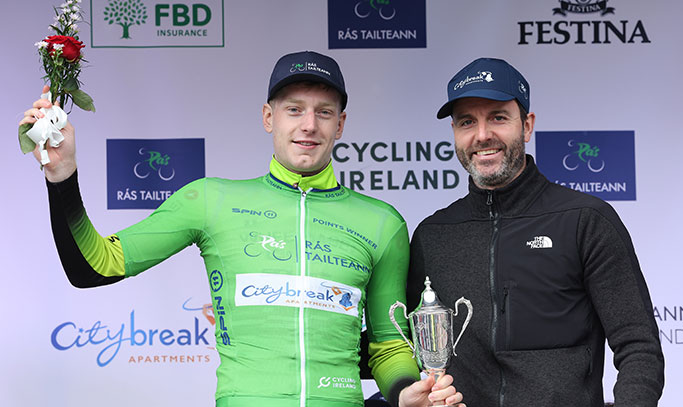 2025 Green Jersey Points Classification Winner Tim Shoreman.