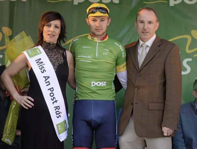 Owain Doull 2013 Rás Tailteann Green Points Classification Winner.